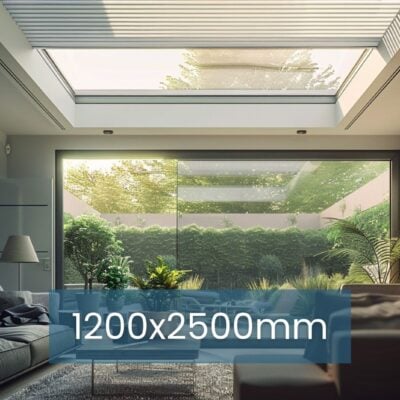 Dachfenster Rollo – für Dachfenster Flachdach – 1200 × 2500 mm – Detailansicht