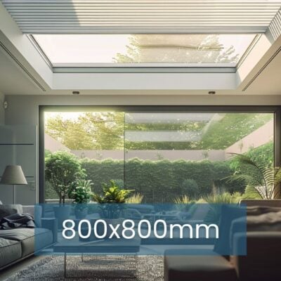 Dachfenster Rollo – für Dachfenster Flachdach – 800 × 800 mm – Detailansicht